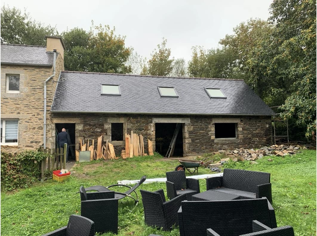 Restauration de bâti ancien après travaux vue 1